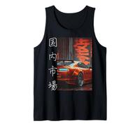 Hombre Vintage JDM Japonés Drift Race Tuning Car Tokio Motorsport Camiseta sin Mangas