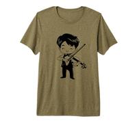 Hombre Violín Niño Violonchelo Camiseta Premium