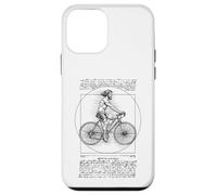 Hombre Vitruvio Bicicleta Ciclista Leonardo Da Vinci Ciclismo Carcasa para iPhone 12 mini