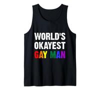 Hombre World'S Okayest Gay Man Camiseta sin Mangas