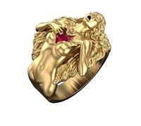 Hombre y mujer, él y su anillo, personalidad de moda, anillo de pareja, San Valentín, regalo de cumpleaños, ornamento