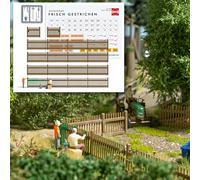 Hombre Y Niño Pintando Una Cerca - Con Accesorios HO/OO Gauge BUSCH 7984