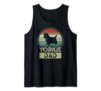 Hombre Yorkie Dad, Father's Day, Yorkshire Terrier Daddy Camiseta sin Mangas