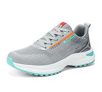 Hombre Zapatillas de Deportes Multisports Outdoor Zapatillas Deportivas Gimnasio Casual Running Fitness Sneakers,Gris,41EU