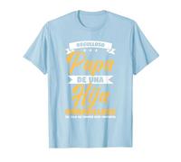 HombreCita Divertida De La Hija Encantadora para Un Padre Camiseta, Hombre, Azul Bebé, XL