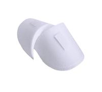 Hombrera de esponja 1 par de hombreras esponja fáciles usar, almohadilla potenciadora hombros, ensanchamiento, espuma ligera, unisex, autoadhesiva, for traje(WHITE)