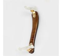 Hombrera para violín Reposapiés De Madera Para Violín Cómodo Reposapiés De Esponja Reposapiés Ajustable(Brown,1/4)