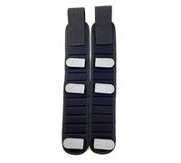 Hombreras de buceo, 38 x 8 cm, par de neopreno, 160 g con apertura, transpirable, ligero, para mochilas, placas de mochila (gris)