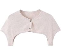 Hombreras, Mangas Cervicales, Cálido 100% Cachemira, Hombreras, Protección Contra El Frío, Chal Four Seasons,Beige Claro,XL