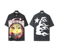 Hombres Beige Manga Corta T - Camiseta, Camiseta Gráfica con Cerebro Y Silueta Humana Impresión, Diseño Delantero Y Trasero, Suelto - Top Casual De Ajuste para Estilo Streetwear-color07||s