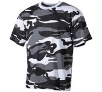 Hombres Clásicos Combate Camiseta Tee Militar Ejército Top 100 % Algodón Skyblue