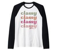 Hombres con Clase, Mujeres y niños Que Tienen Clase. Camiseta Manga Raglan