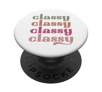 Hombres con Clase, Mujeres y niños Que Tienen Clase. PopSockets PopGrip Adhesivo
