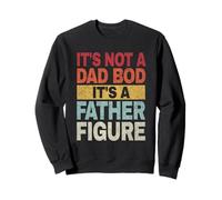 Hombres construidos como un papá Alimentado como una Leyenda, Retro Divertido Desi Sudadera
