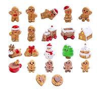 Hombres de pan de jengibre de resina,Figuras de hombre de pan de jengibre,22 estatuas de pan de jengibre - Figuras de hombre de galletas de resina, gesto de abrazo, decoración de mesa para hombres de
