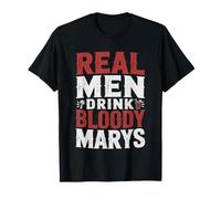 Hombres De Verdad Bloody Mary Brunch Coctel Manana Hombre Camiseta