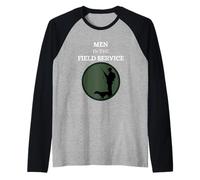 Hombres en el campo Hunter Hunt Ranger Wild Animal Camiseta Manga Raglan