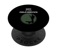 Hombres en el campo Hunter Hunt Ranger Wild Animal PopSockets PopGrip Adhesivo