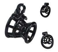 Hombres Fitness Deportes Negativo Jaula de Protección Trampa de Peces - 3D Equipo de protección de una Pieza - 1 Pieza A316 (Negro)