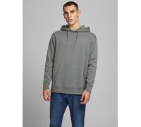 Hombres JACK & JONES Suave Sudor Capucha Sudadera Básica