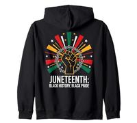 Hombres Juneteenth Black History Black Pride Cool Mens Juneteent Sudadera con Capucha
