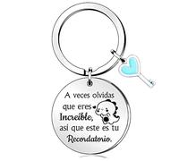 Hombres Llaveros Anillo Adolescentes Regalo Cumpleaños Graduación Hijo Hermano Nieto Sobrino Amigo Universidad Alentar Apreciar Navidad A Veces Olvidas Que Eres Increíble Así Que Este Tu Recordatorio