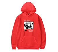 Hombres Mujeres Anime Neon Genesis Evangelion Sudaderas con Capucha de Manga Larga Ikari Shinji Ayanami Rei Asuka Langley Sudadera con Capucha