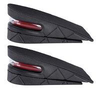 Hombres Mujeres Plantillas Universales Transpirables para Aumentar la Altura Almohadillas para Levantar Zapatos Cojín 5 Cm Negro