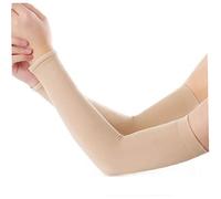 Hombres Mujeres protección UV de refrigeración Mangas del Brazo Unisex Largo Brazo de la Cubierta Mangas para Deportes al Aire Libre Operando Baloncesto (Color de la Piel)