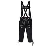 Hombres Pantalones de Cuero Tradicionales piel para hombre con tirantes Ajustables Traje Regional Elegantes Oktoberfest, Retro, BáVaro fiesta popular, carnaval