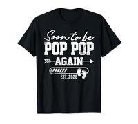 Hombres que pronto serán pop pop de nuevo est. 2026 Baby For New Dad Camiseta