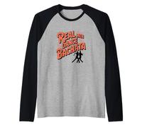 Hombres Reales Bailan Bachata Música Latina & Danza Camiseta Manga Raglan