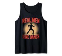 Hombres Reales Line Dance Country Western Dancing Camiseta sin Mangas