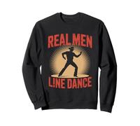 Hombres Reales Line Dance Country Western Dancing Sudadera