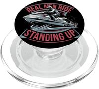 Hombres reales pilotan de pie - Estilo Verano Moto de Agua PopSockets PopGrip para MagSafe