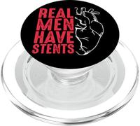 Hombres Reales Tienen stents Paciente de angioplastia coronaria PopSockets PopGrip para MagSafe