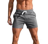 Hombres Secado Rápido Pantalones Cortos de 3 Pulgadas Pantalones De Jogger Estilo Deportivo Secado Rápido con 2 Bolsillos Deportiva Verano Shorts Hombre Tenis Fitness Gym Verano