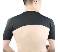Hombro, almohadillas suaves Hombro adhesivo S LEKA T Paño Junta de hombro para el cuidado del cuerpo (negro)