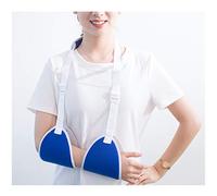 Hombro con Cabestrillo para Brazo, Cabestrillo para Hombro Ajustable, Soporte para Manguito Rotador de Hombro Transpirable, Soporte para Hombro para Brazo/mano/codo Lesionado(azul)
