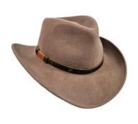 Homburg - Sombrero de copa con cinturón exótico, estilo victoriano, de lana, estilo clásico Porkpie para niños, hombres y adultos, de lana Homburg, a, Talla única