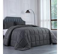 HOMBYS Edredón tamaño King Extragrande de 136 x 120 Pulgadas, edredón de Cama tamaño King de Alaska, Relleno de edredón Alternativo Extra Grande para Todas Las Estaciones con pestañas en Las Esquinas