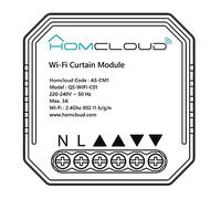 Homcloud Módulo Smart Persianas Inteligente Wi-Fi Empotrado para Caja eléctrica 503, controlable por App, Alexa o Google