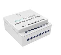 Homcloud SM3 - Interruptor WiFi Inteligente de 3 Canales Empotrado, controlado por Smartphone y Voz, Control por aplicación, Alexa o Google