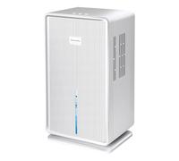 Homcoice Deshumidificador 1L/T (3L tanque agua), Dehumidifier for Home silencioso 40 dB para 30m²-60m² baño apartamento, sótano, con apagado y descongelación automáticos, luz nocturna de colores