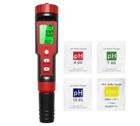 Homcoice Medidor pH Chloro Piscina 7 en 1, Tester PH Cloro Salinidad ORP TDS EC Temperatura, Test Calidad Agua de alta precisión con función ATC para piscinas, agua potable, acuario, hidroponía