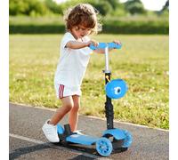 Homcom Patinete Infantil 3 en 1 Azul