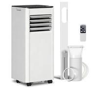 HOMCOM Aire Acondicionado Portátil 7000 BTU: Refrigeración, Deshumidificador, Ventilador, Modo Nocturno.