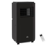 HOMCOM Aire Acondicionado Portátil 950W con 5 Modos y 3 Velocidades en Plástico ABS y Acero 33x28x70,4 cm Negro Aosom España