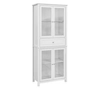 Homcom Alacena de Cocina 74x35.5x181.5 cm Blanco