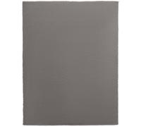 HOMCOM Alfombra de salón 200 x 140 cm, alfombra de pelo largo, lavable a máquina, antideslizante, de piel sintética, gris claro